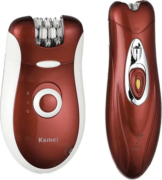 سعر ومواصفات جهاز لاسلكي لإزالة الشعر 3 في 1 KM-3068 (B0DJWMS6F1) على Amazon EG