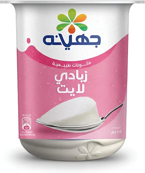 سعر ومواصفات جهينة زبادي لايت سادة 105 جم (B0FW523P53) على Amazon EG