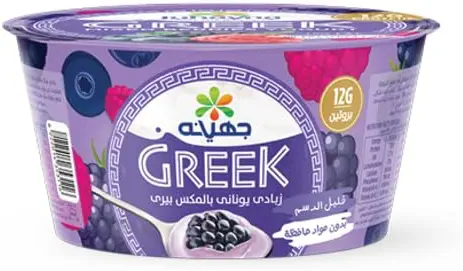 سعر ومواصفات جهينة زبادي يوناني توت مشكل 180 جم (B0FWCWG3CL) على Amazon EG