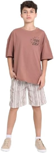 سعر ومواصفات جونيور تيشيرت بمقاس كبير للاولاد (عبوة من قطعة واحدة) (B0GX71Z44B) على Amazon EG
