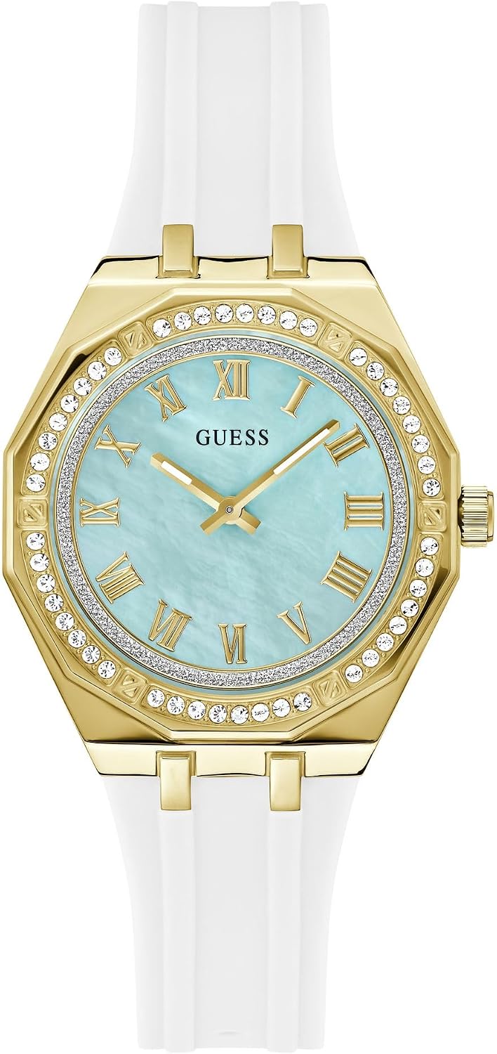 سعر ومواصفات جيس Guess Women's Analogue Quarz Watch with Silicone Strap GW0872L1 (B0DX1T4PHP) على Amazon EG