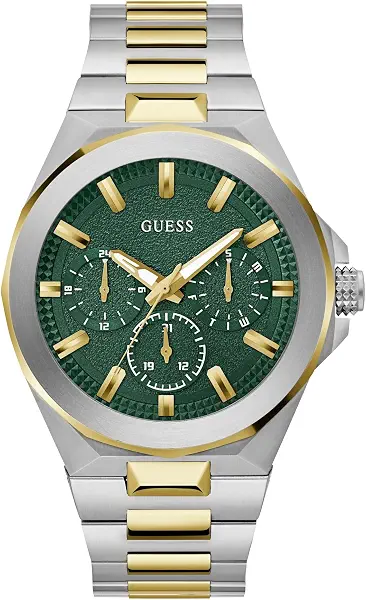 سعر ومواصفات GUESS Watches جيس ساعة انالوج بمينا اخضر للرجال - GW0798G3 (B0D9QD7Z83) على Amazon EG