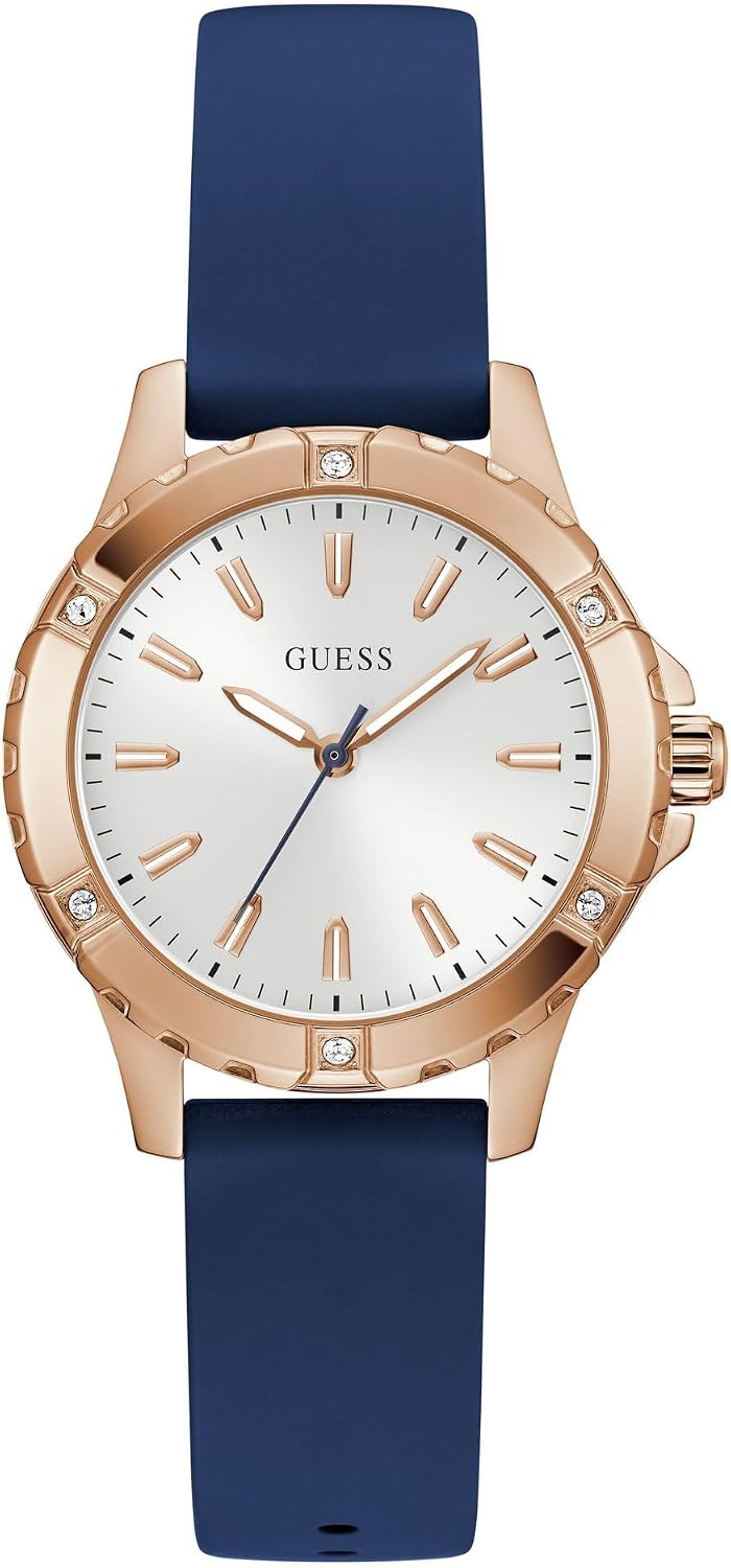 سعر ومواصفات جيس ساعة انالوج بمينا دائري ابيض للنساء - GW0949L3 (B0FQV1QJ9C) على Amazon EG