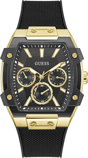 سعر ومواصفات جيس ساعة انالوج بمينا مستطيل اسود للرجال - GW0956G2 (B0FHQKJSW1) على Amazon EG