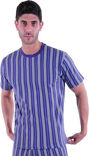 سعر ومواصفات جيل تيشرت مخطط بحري للرجال من جيل (B0DMT6DWJ2) على Amazon EG