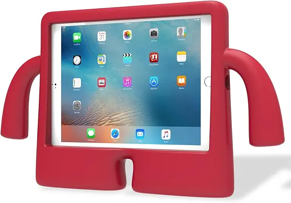 سعر ومواصفات حافظة حماية من في فولت متوافقة مع آيباد الجيل العاشر وآيباد اير 5 وآيباد برو 11، جراب مصنوع من السيليكون و فوم EVA باللون الأحمر (B0DRSZP2WL) على Amazon EG