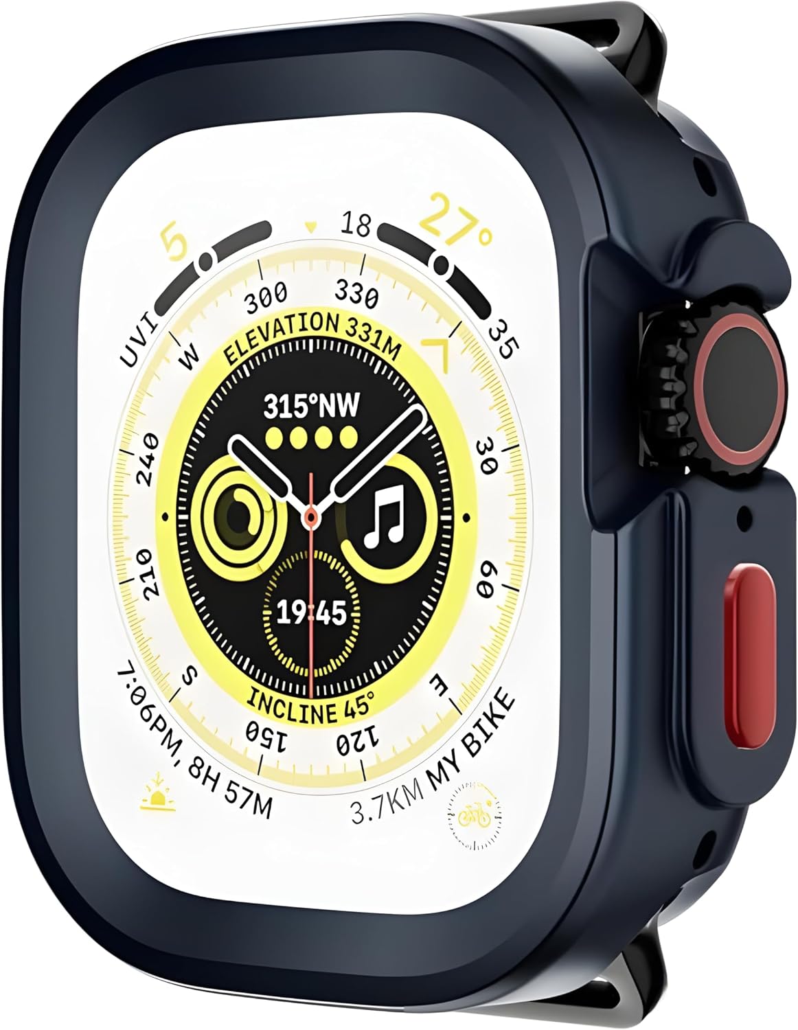 سعر ومواصفات حافظة متوافقة مع ساعة iWatch مقاس 49 سيريز 8/9 SE الترا/الترا2، حافظة من مادة البولي يوريثين الحراري الناعمة والمضادة للصدمات والسقوط للنساء والرجال، من Next store (كحلي) (B0CR7TQMQV) على Amazon EG