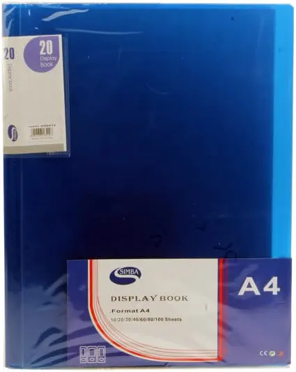 سعر ومواصفات حافظة مستندات بجيوب شفافة من 20 جيب مقاس A3 من سيمبا، MS-20A3 (B0DQK2ZQ6B) على Amazon EG