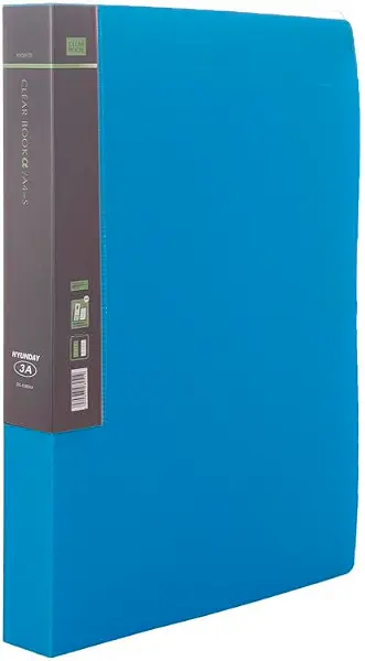 سعر ومواصفات حافظة مستندات بلاستيك بـ 80 جيب A4 PG8380A من ثري ايه، أزرق فاتح (B0DD7LCMMG) على Amazon EG