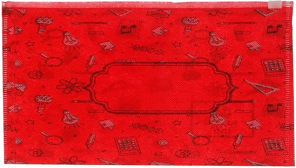 سعر ومواصفات حافظة ملفات قماش بسوستة 33 × 43 سم من قطعة واحدة A3-17335 من ثري ايه، أحمر (B0DCTYRBTN) على Amazon EG