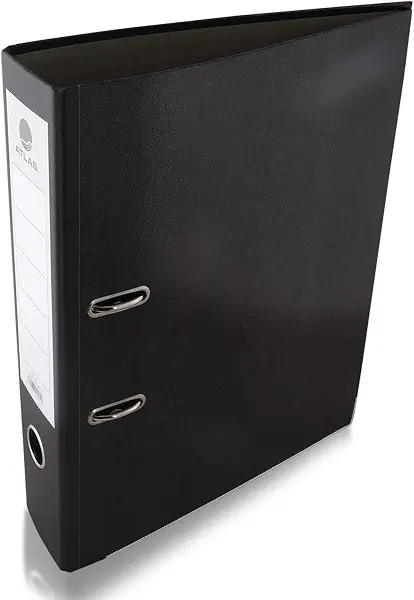 سعر ومواصفات حافظة ملفات مقاس A4 من اطلس - اسود (B07MX4VBBR) على Amazon EG