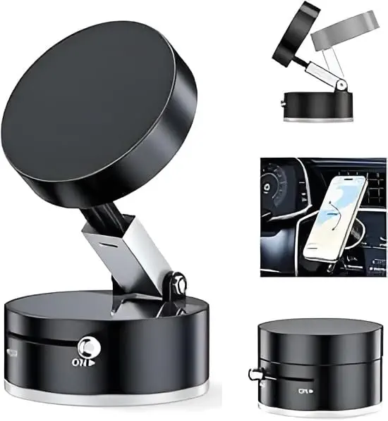 سعر ومواصفات حامل جوال مغناطيسي للسيارة G10 من Next Store ، تصميم قابل للطي والدوران 360 درجة، مع مفتاح فريد للتحكم بقوة المغناطيس، قاعدة لاصقة قوية للطبلون، متوافق مع جميع هواتف ايفون وسامسونج (B0FMRNWZ5R) على Amazon EG