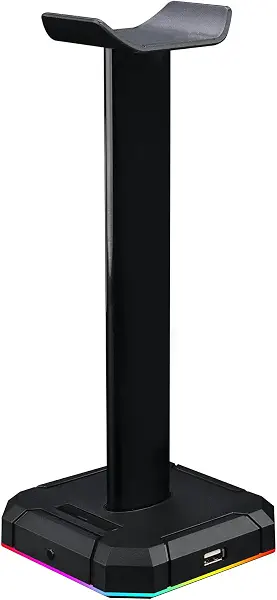 سعر ومواصفات حامل سماعة رأس ريدراجون سيبتر مع موزع منافذ USB، لون أسود (B0CXZ8X4VR) على Amazon EG