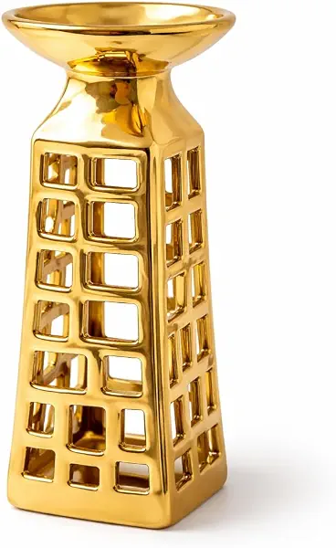 سعر ومواصفات حامل شموع E-774 من هوم كير، حامل شموع مزخرف انيق للاجواء الرومانسية وديكور المنزل (B0GVKR6BWX) على Amazon EG