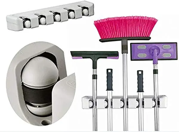 سعر ومواصفات حامل للممسحة والمكنسة يثبت على الحائط (B092FH9X7F) على Amazon EG