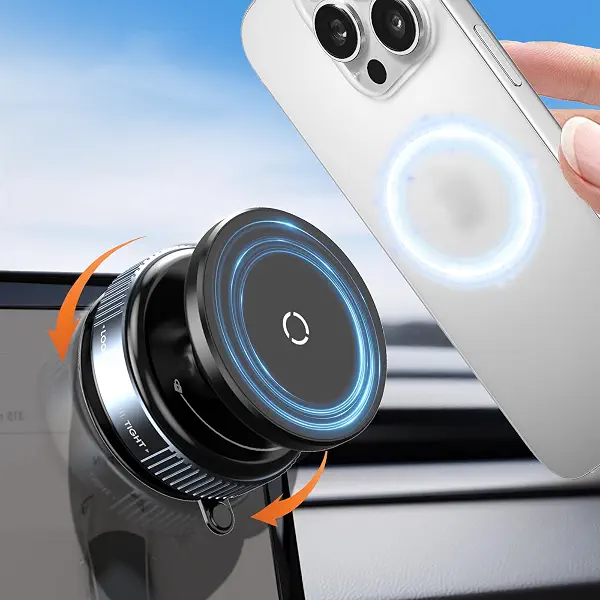 سعر ومواصفات حامل موبايل بقاعدة لاصقة مغناطيسية وتفريغ هواء من كوفيسايي (B0DQ5WC8X3) على Amazon EG