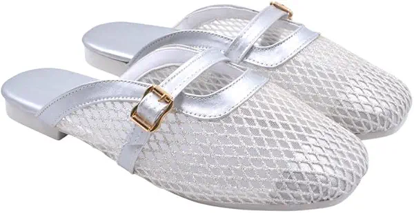 سعر ومواصفات B&W حذاء للنساء B&W-W113-Silver-37 (B0GTFZMWGV) على Amazon EG