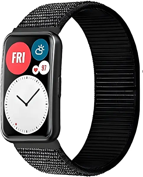 سعر ومواصفات حزام رياضي متوافق مع ساعة Huawei Watch FIT، حزام رياضي بديل من النايلون، سوار معصم ناعم قابل للتعديل معصم مريح للنساء والفتيات - من Next store (B0CNM1V6KF) على Amazon EG