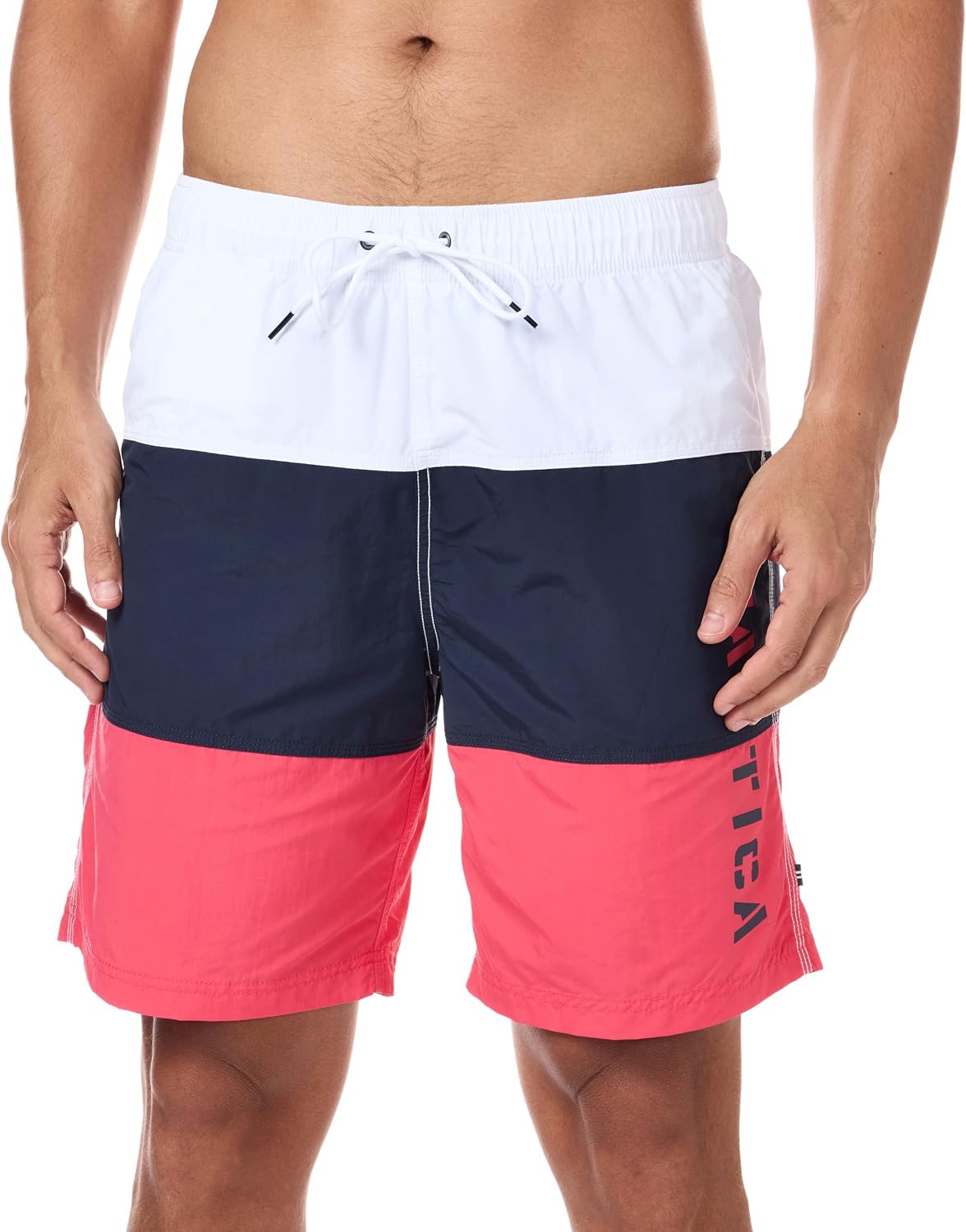 سعر ومواصفات Nautica حقيبة سباحة رجالي من نوتيكا سريعة الجفاف من سلسلة بقفل ثلاثي الطبقات، لون التوت البطيخ مقاس S (B07HRHTGKY) على Amazon EG