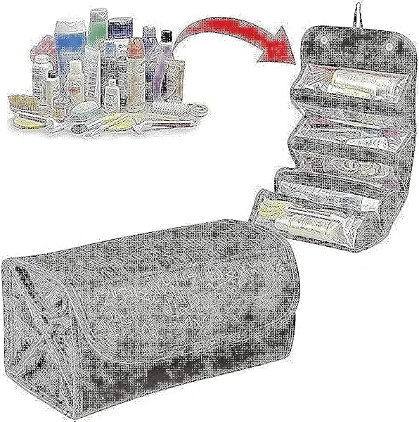 سعر ومواصفات حقيبة مستحضرات التجميل رول ان جو، أسود، خامات متعددة (B07NDNH3D5) على Amazon EG