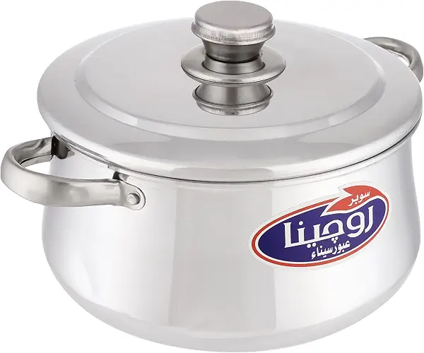 سعر ومواصفات حلة الومنيوم روجينا من عبور سينا، مقاس 22 سم (B0B3XQHBPL) على Amazon EG