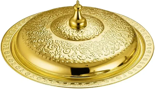 سعر ومواصفات حلة تندوري ذهبية من هوم كير DD-826 مقاس 34 سم للمطبخ من هوم كير، عبوة من قطعة واحدة، لون ذهبي (B0FM4D96T6) على Amazon EG