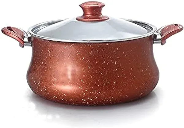 سعر ومواصفات حلة جرانيت لون برونز من الملكة روجينا – 28 سم (B09DCQ8VLY) على Amazon EG