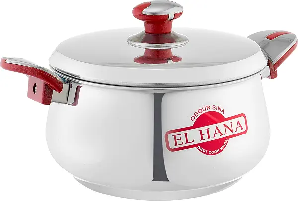 سعر ومواصفات حلة طهي ألومنيوم الهنا من أواني عبور سينا، 20 سم (B0B42N6NQM) على Amazon EG