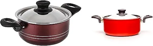سعر ومواصفات حلة طهي بلون احمر غامق مقاس 18 سم + حلة طهي مقاس 16 من تروفال (B0CCSNB58X) على Amazon EG