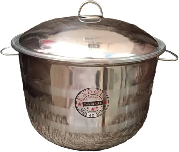 سعر ومواصفات حلة طهي مقاس 40 بمقبض من الألومنيوم النقي من قادوس (B0G154CD68) على Amazon EG