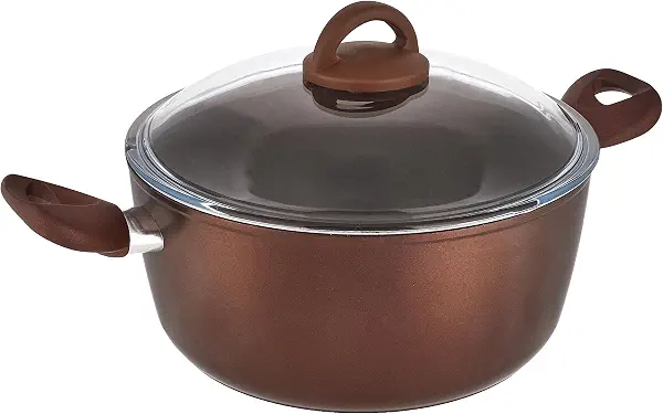 سعر ومواصفات حلة طهي من ايلا إيطاليا، مقاس 26 سم - لون بني (B08WJMR9BP) على Amazon EG