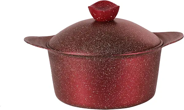 سعر ومواصفات حلة عميقة جرانيت كوري من الملكة، مقاس 20 سم، أحمر غامق (B0DVRTB6FB) على Amazon EG