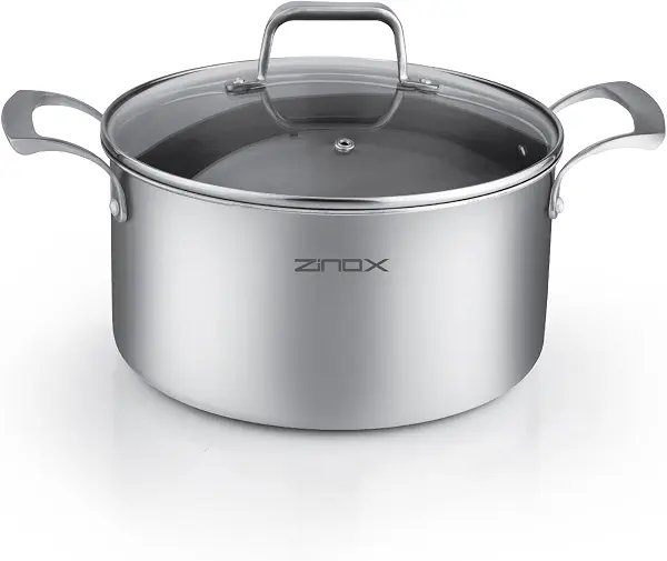 سعر ومواصفات حلة مطلية مع غطاء زجاجي من زينوكس، مقاس 24 (B0G2K1ZJYD) على Amazon EG