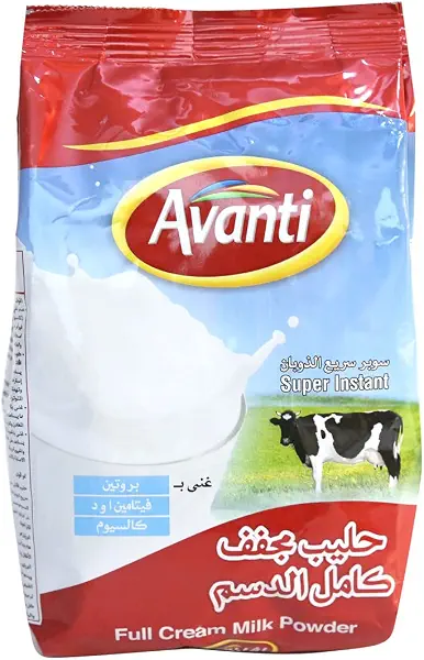 سعر ومواصفات حليب بودرة كامل الدسم من افانتي، كيس 800 جرام (B09X3X38D3) على Amazon EG