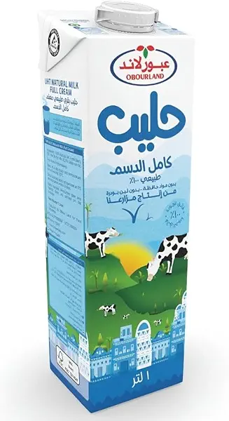 سعر ومواصفات حليب طبيعي كامل الدسم من عبور لاند - تيترا 1 لتر (عبوة من 6 قطع) (B0H67XJQLJ) على Amazon EG