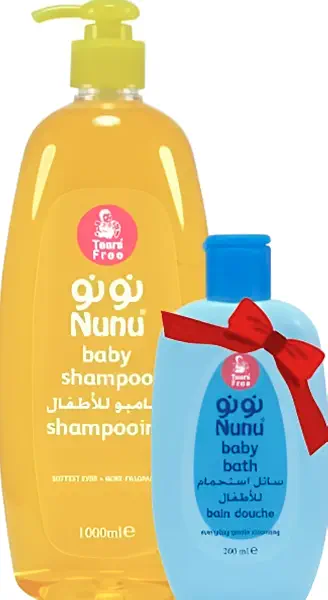 سعر ومواصفات عرض خاص شامبو للأطفال 500 مل مع جل استحمام 50 من نونو (B0DGFG4THD) على Amazon EG