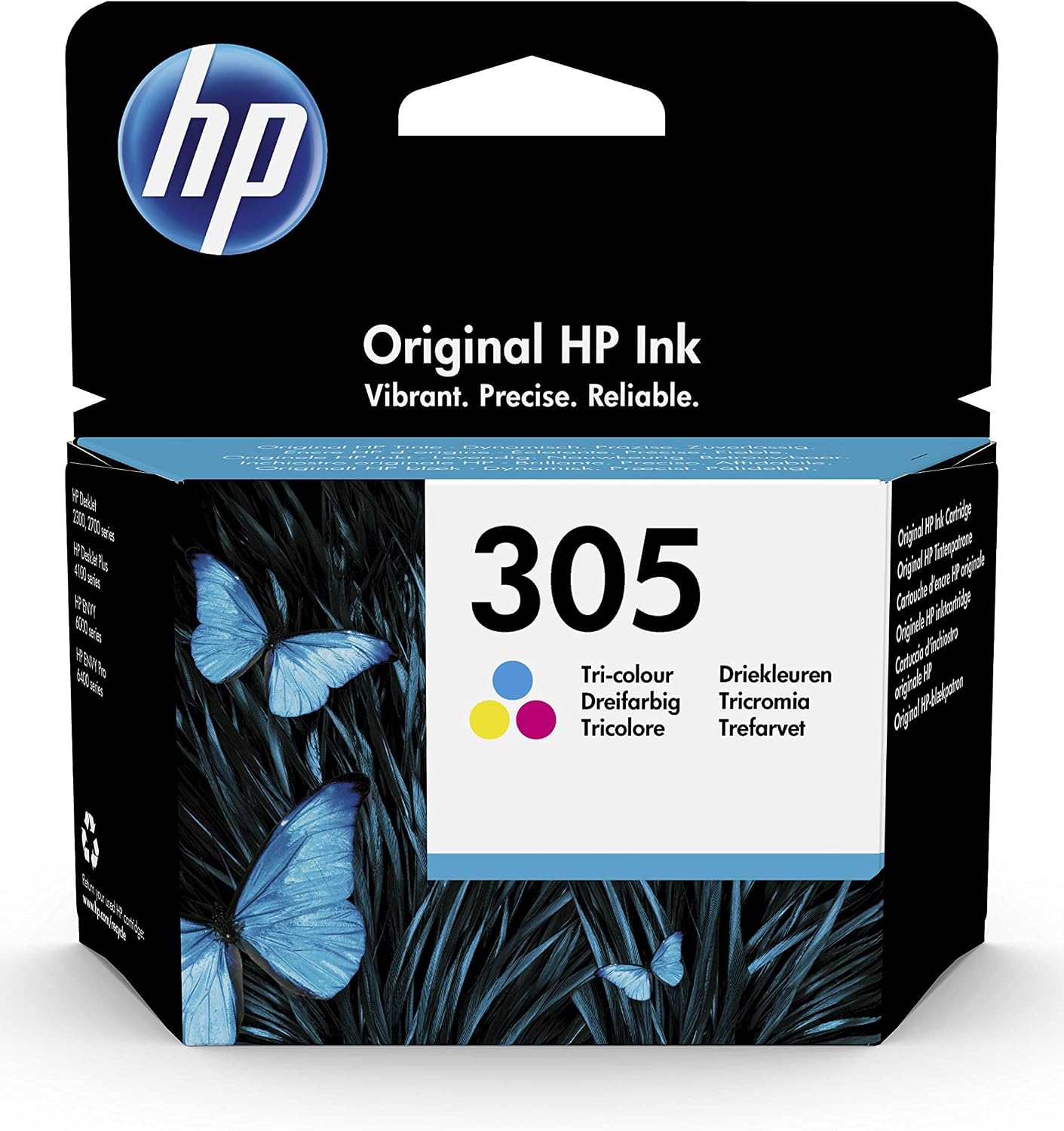 سعر ومواصفات خرطوشة حبر 305 اصلية ثلاثية الالوان من اتش بي (B085SFP8ZY) على Amazon EG