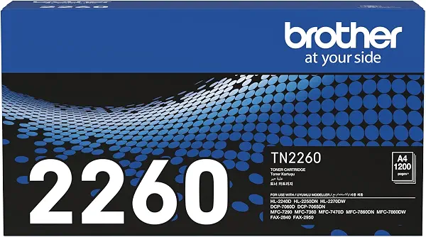 سعر ومواصفات خرطوشة حبر طابعة اصلية TN-2260 بحبر اسود بانتاج قياسي من براذر (B007RL2XR8) على Amazon EG