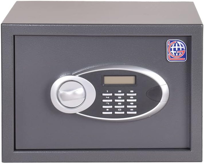 سعر ومواصفات خزنة رقمية للمنزل والفندق من لوتي جروب - رمادي EUD25-1 (B0C72GM1CT) على Amazon EG