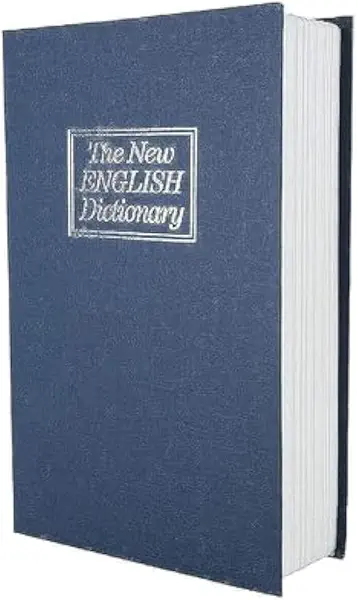 سعر ومواصفات خزنة صغيرة معدن بتصميم كتاب للمجوهرات والنقود والمقتنيات مقاس (115× 180× 55 ملم) (B092DWL5PC) على Amazon EG