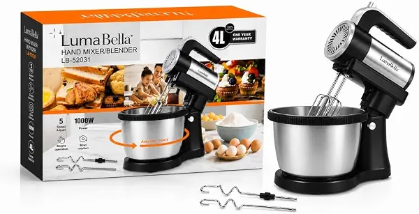 سعر ومواصفات خلاط قائم LB-55004 من لوما بيلا، 2000 واط، 12 لتر (B0H46QLHJJ) على Amazon EG
