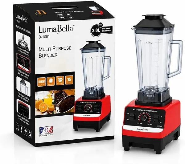 سعر ومواصفات خلاط متعدد الأغراض 5500 واط من لوما بيلا، 2 لتر - A1-30 (B0H46FWGZ3) على Amazon EG