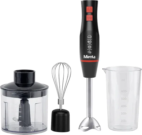سعر ومواصفات خلاط يدوي 450 واط من ميانتا - اسود، موديل HB111138B، مينتا (B0BRKZFT63) على Amazon EG