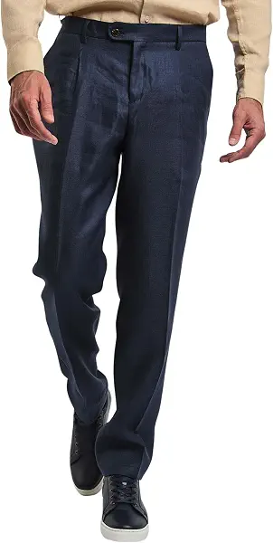 سعر ومواصفات دالي درس DALYDRESS Men Fancy Regular Fit Linen Suit Pants DDMxx000640 Pants (B0BW95HXVG) على Amazon EG