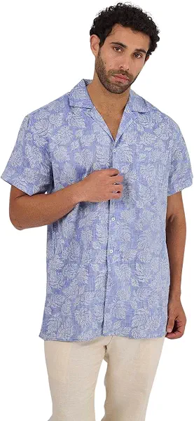 سعر ومواصفات دالي درس DALYDRESS Men Fancy Regular Fit Linen Shirt With Short Sleeves DDMxx005453 Modern (B0CVQT44LR) على Amazon EG