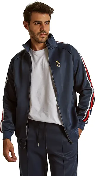 سعر ومواصفات دالي درس DALYDRESS Mens Fancy Modern Fit Sweatjacket With Embroidery 250-574-302-5 Sweat Jacket (B0BLCMDBY8) على Amazon EG