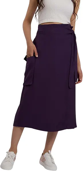 سعر ومواصفات دالي درس DALYDRESS Women Fancy Wrap Linen Skirt DRWxx003450 Skirt (B0CW1YYSB5) على Amazon EG