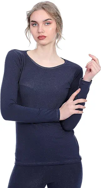سعر ومواصفات دايس Dice Womens Women Long Sleeve Top DW115/06 W17 Undershirt (pack of 1) (B0BVZMMH2Z) على Amazon EG