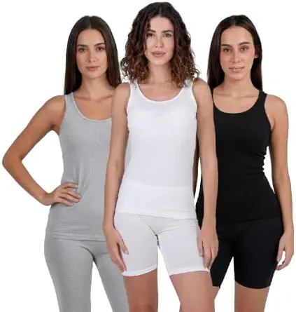 سعر ومواصفات دايس فانلة بدون أكمام سادة للنساء من دايس، عبوة من 3 قطع (B0GK86VDMW) على Amazon EG