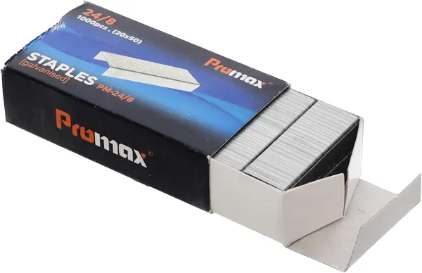 سعر ومواصفات دبابيس Promax 24/8 المجلفنة، 1000 قطعة، فضي (B0FKGZJM18) على Amazon EG